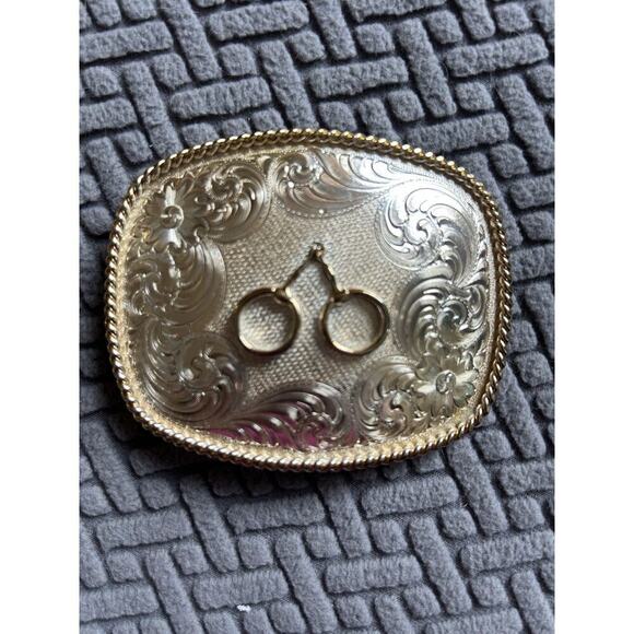 Montana Silversmiths Vintage Horse Snaffle Bit Belt Buckle Headstall Bridle